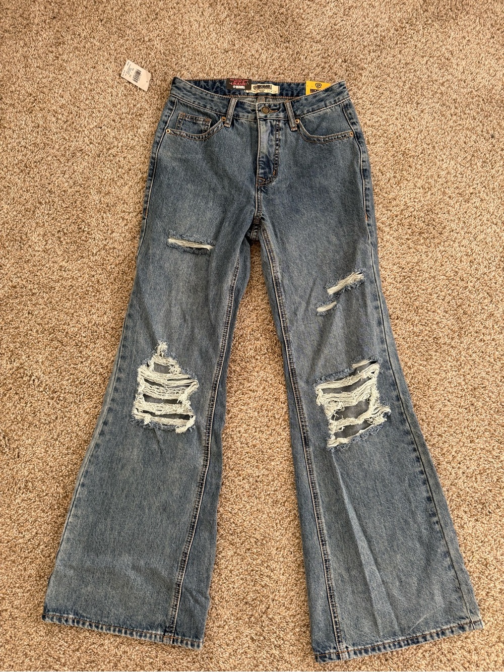 Rock & Roll Denim Palazzo Flare